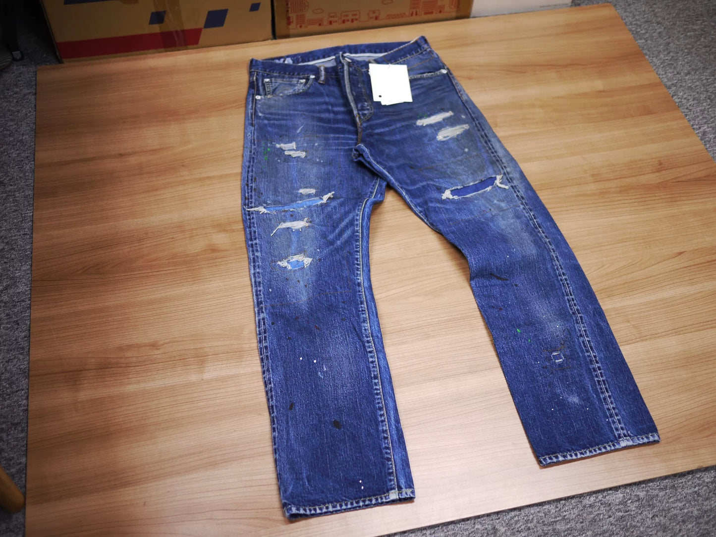 visvim social sculpture dry denim 4 pants