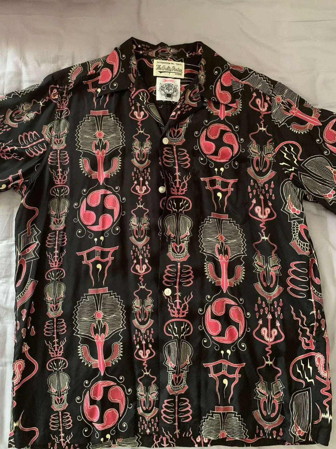 Wacko Maria Wolf's Head Short Sleeve Shirt
