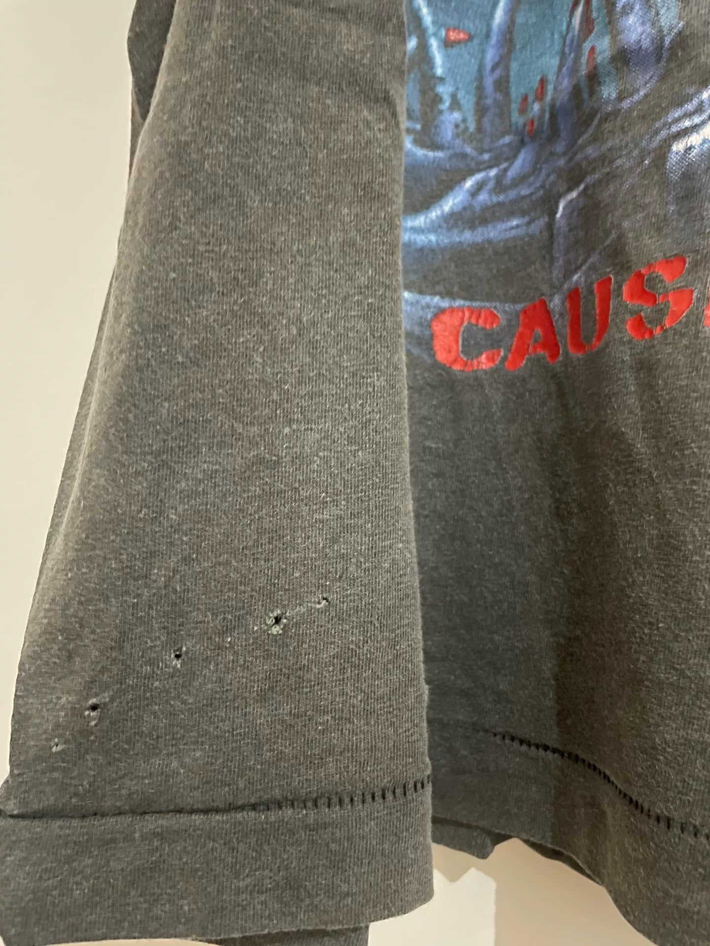 vintage obituary graphic t-shirt