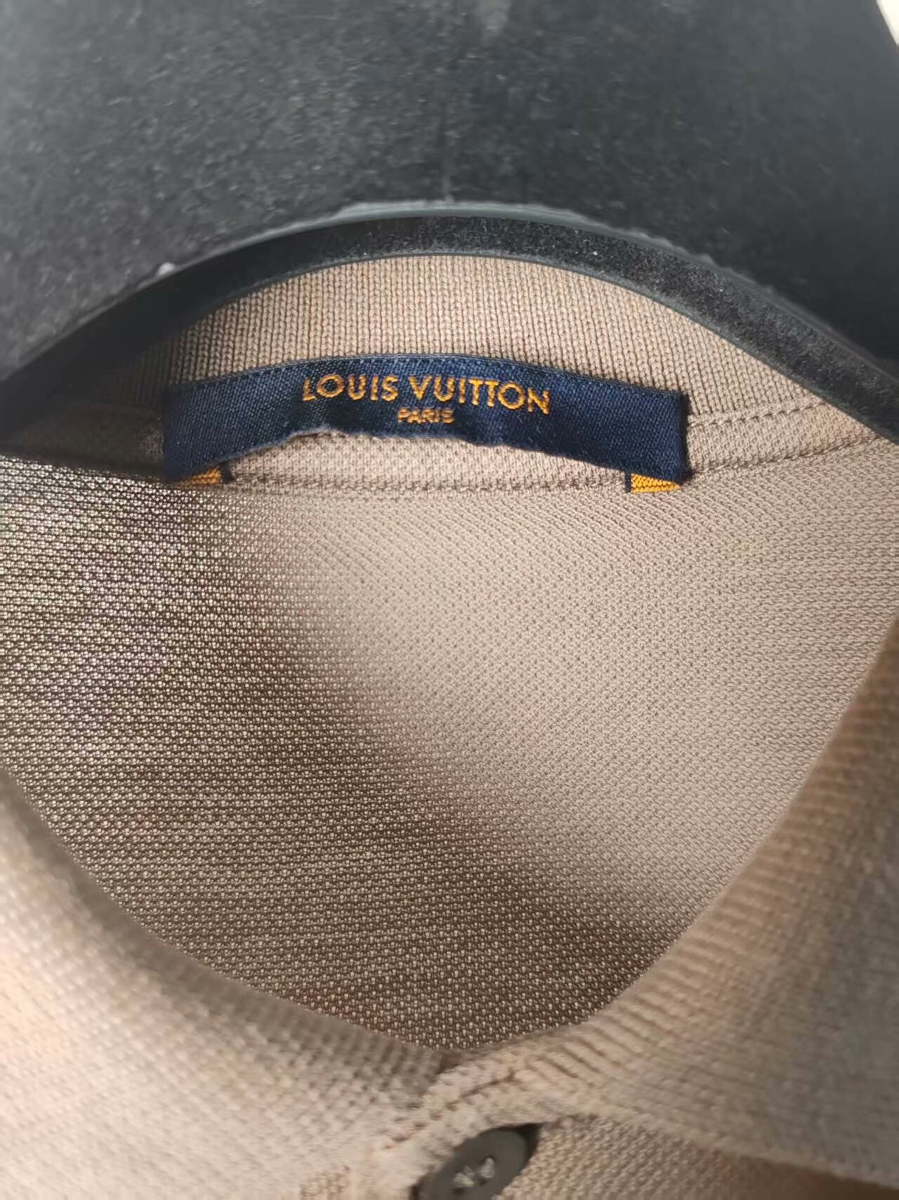 Louis Vuitton Embroidered Logo Short Sleeve Shirt