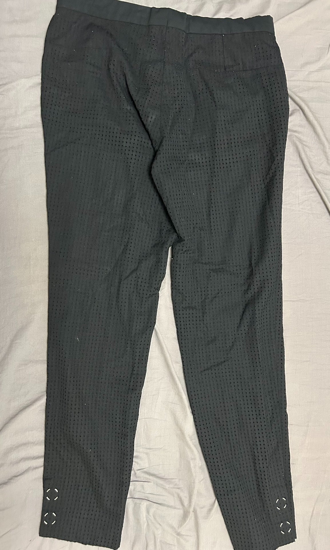 Raf Simons Double-Layer Hollow Out Trousers