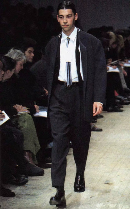 Yohji Yamamoto 95AW Runway Fixed Tie Shirt