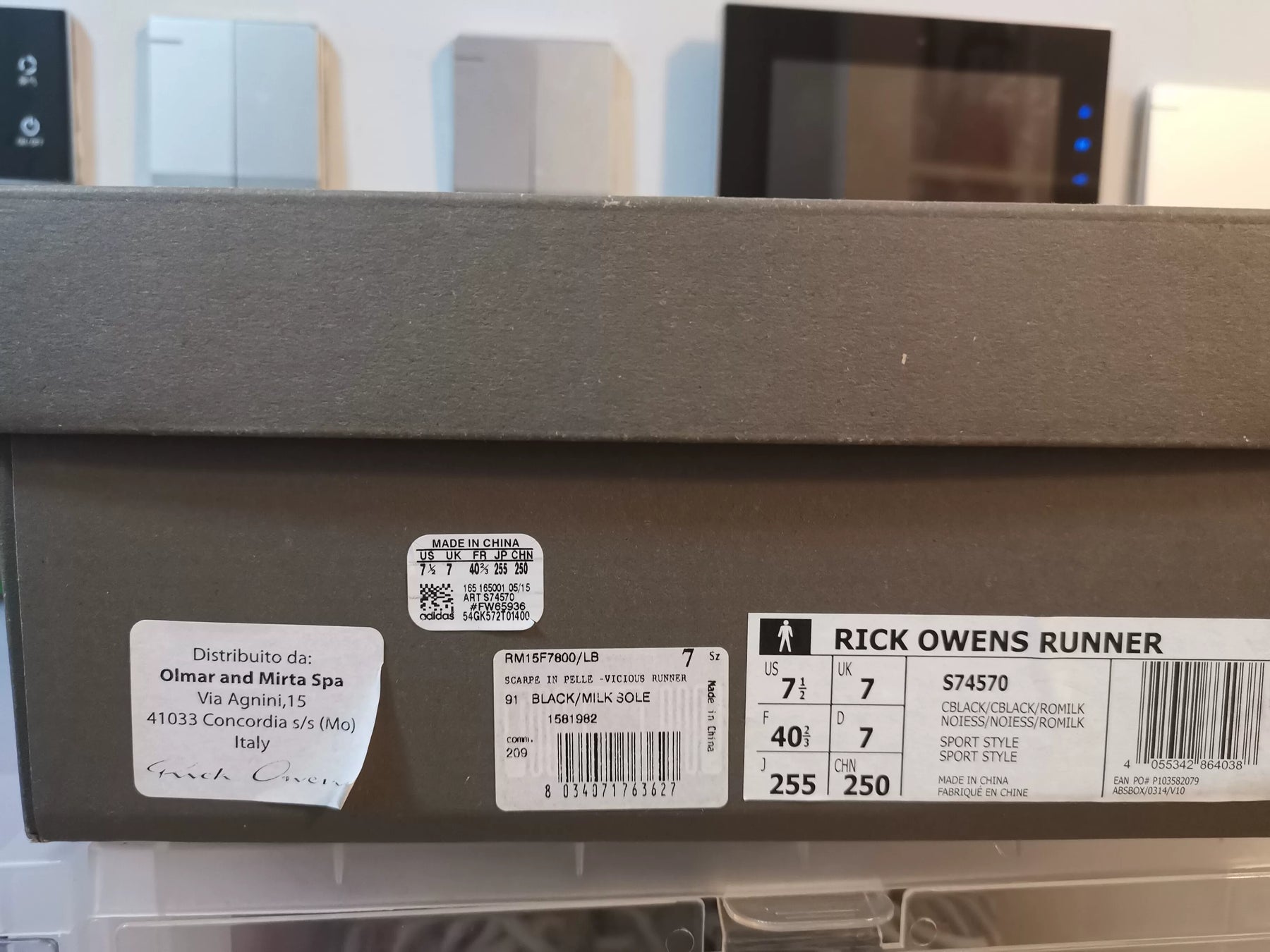 Adidas x Rick Owens Runner Men's Shoes