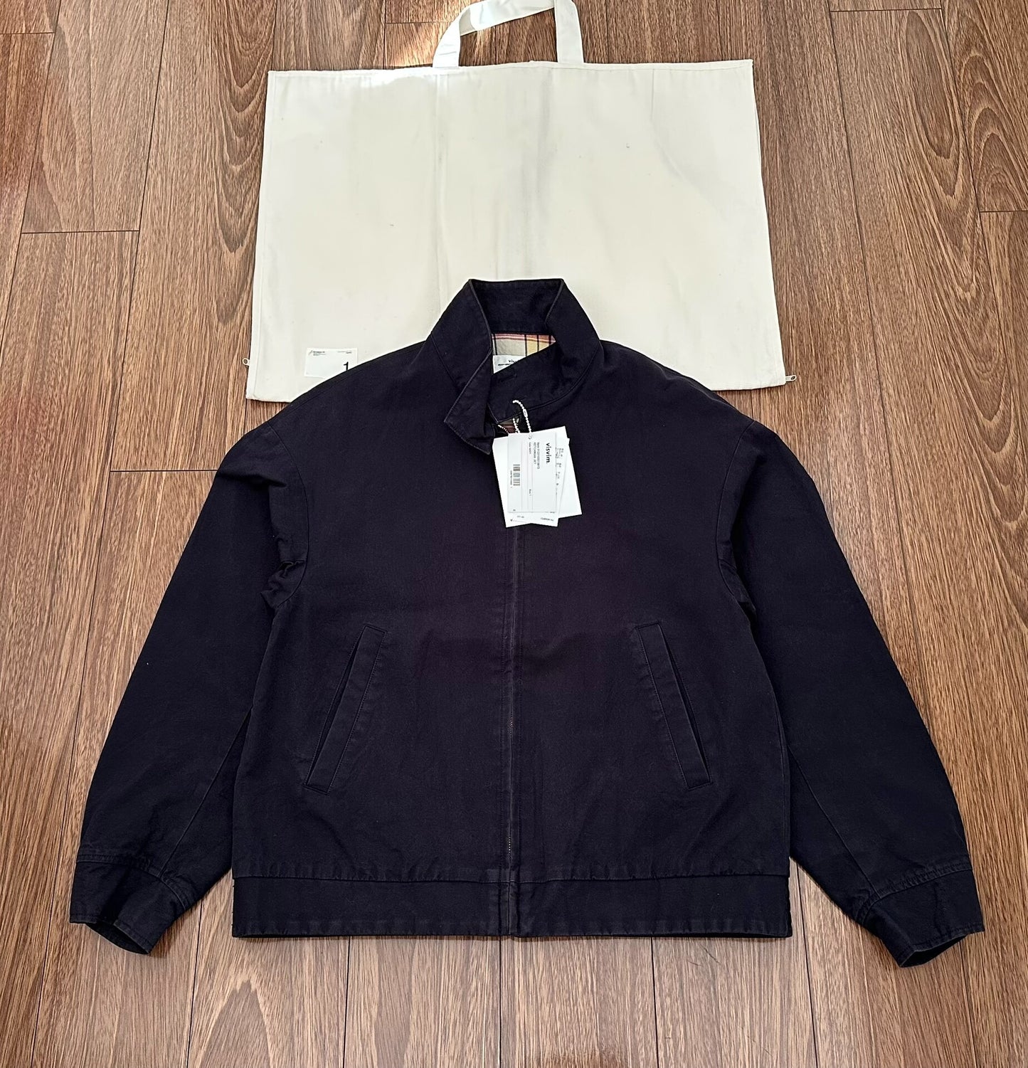visvim ketchikan jacket in navy blue