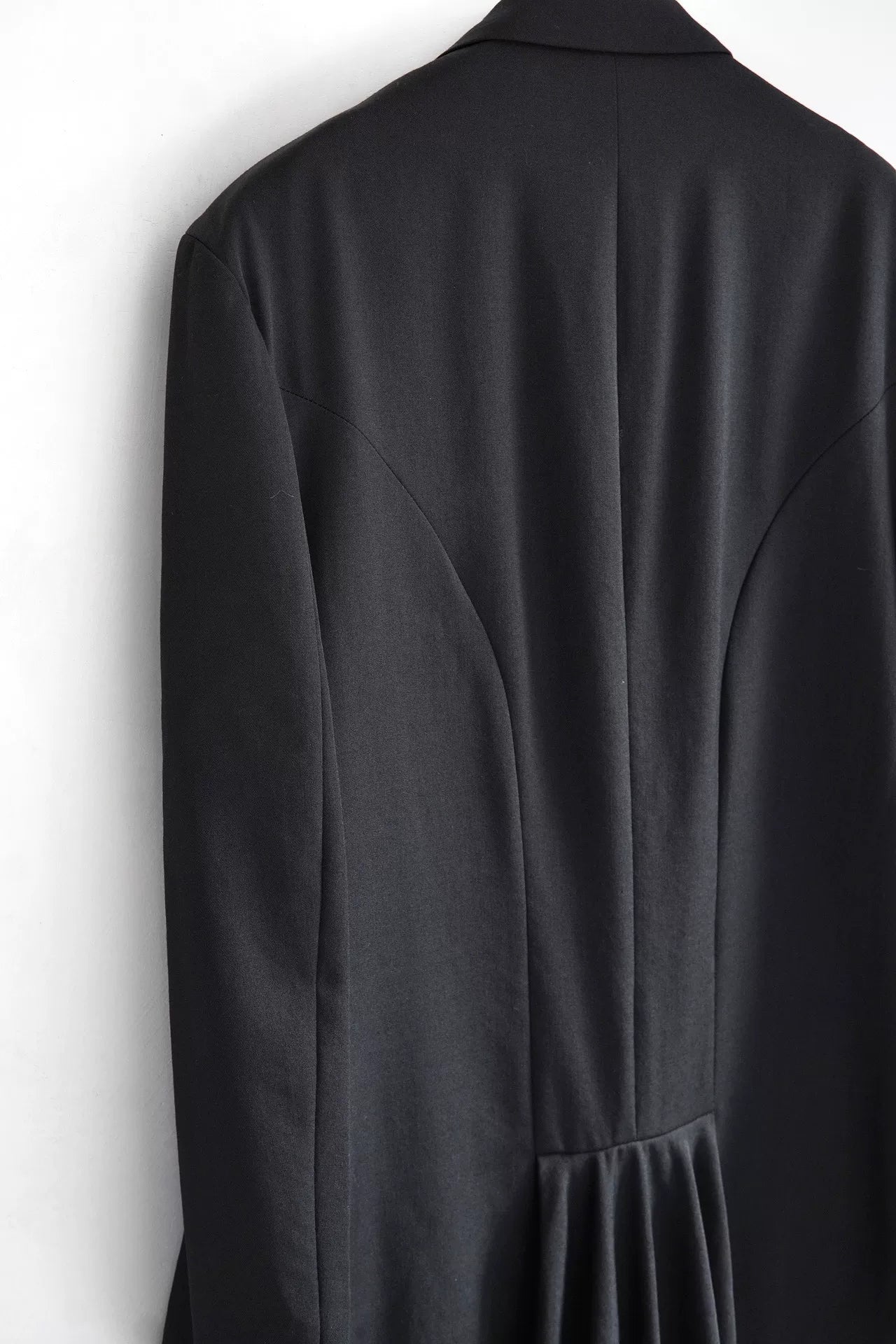 Yohji Yamamoto S/S 2022 Ring Zip Wool Coat