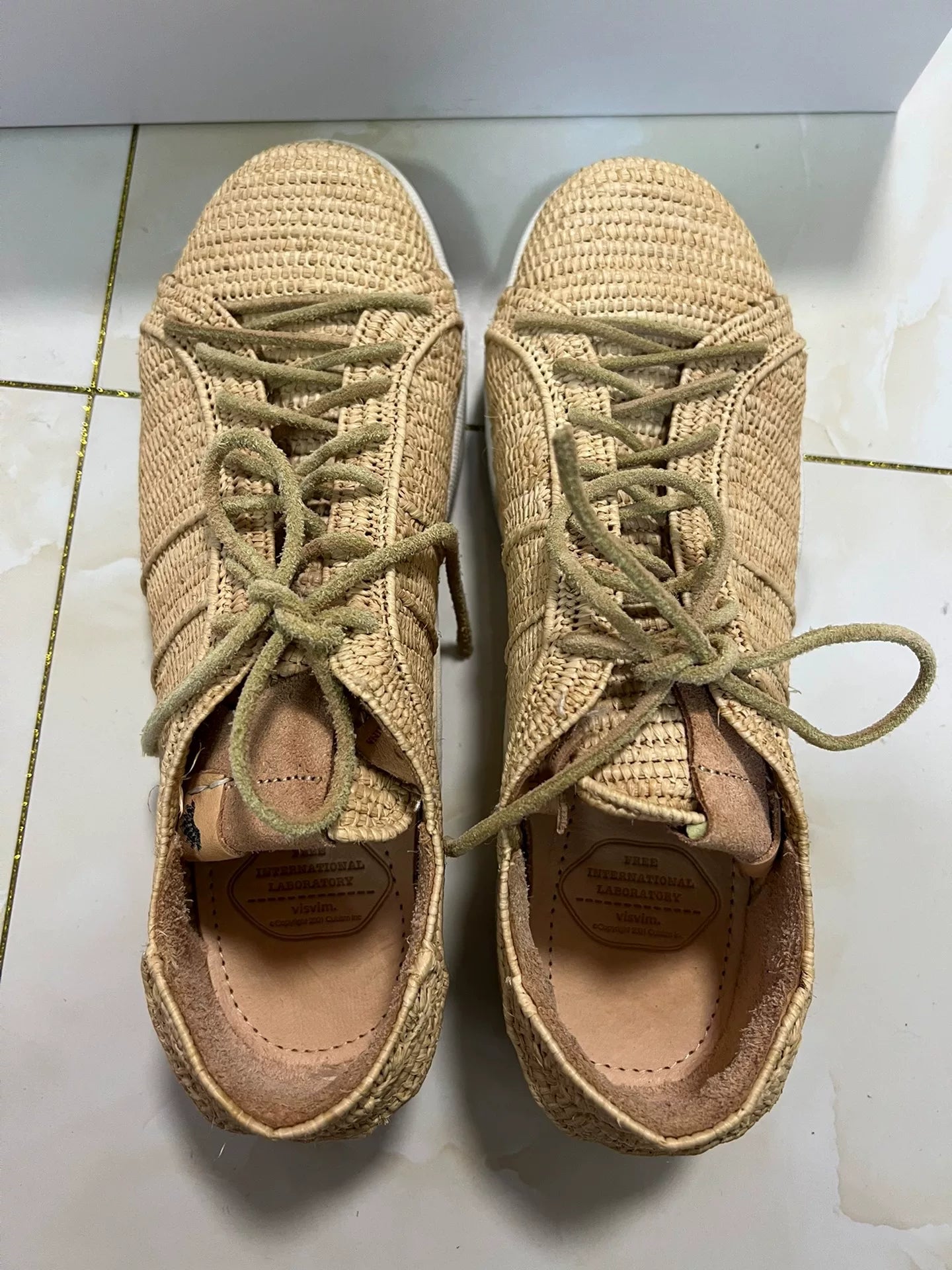 visvim 16ss foley raffia folk