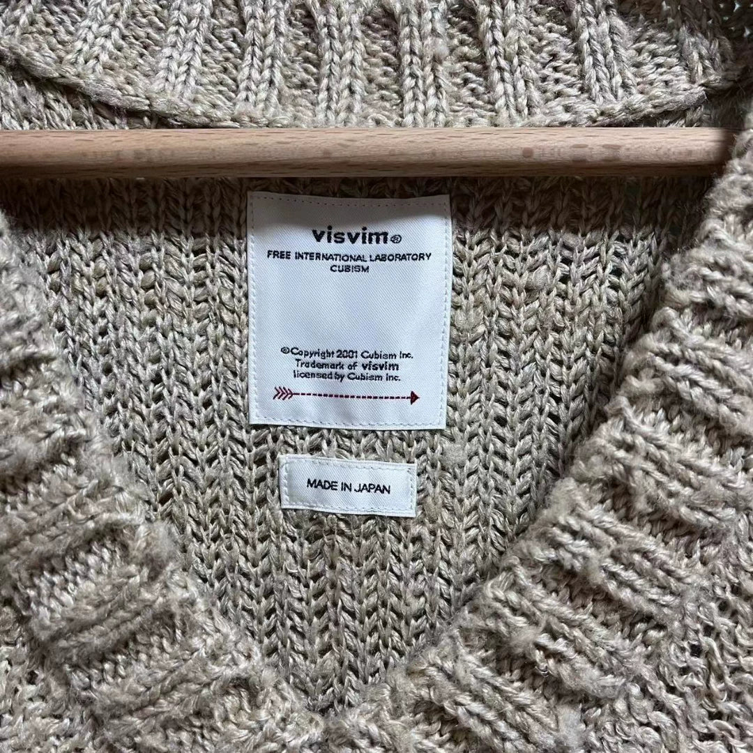 visvim 20ss Tussar Silk V-Neck Vest