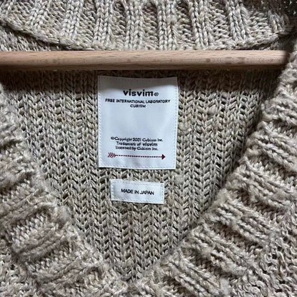 visvim 20ss Tussar Silk V-Neck Vest