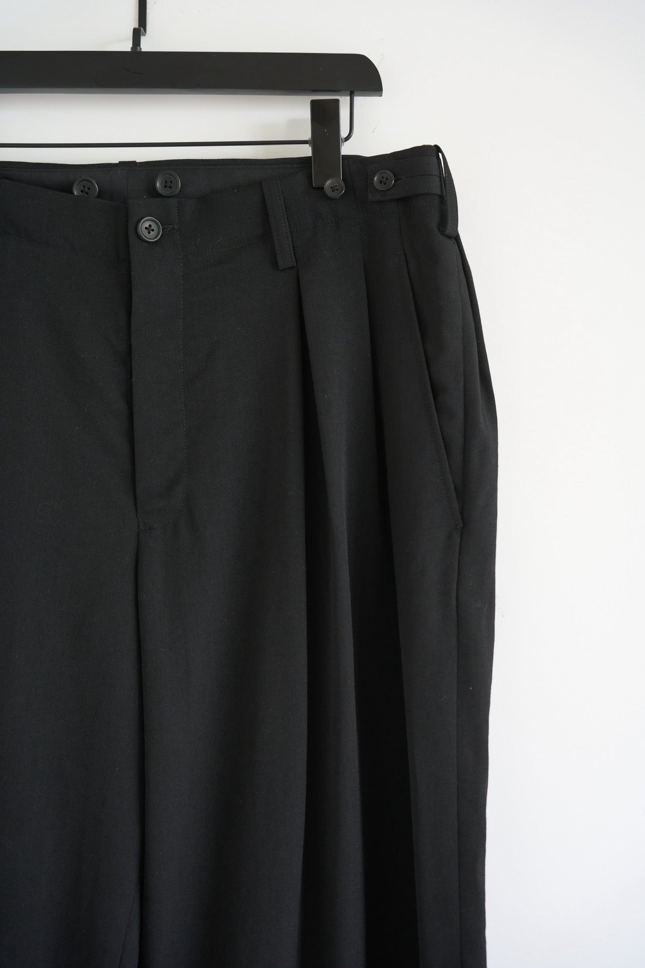 Yohji Yamamoto 23AW Multi-Strap Wool Trousers