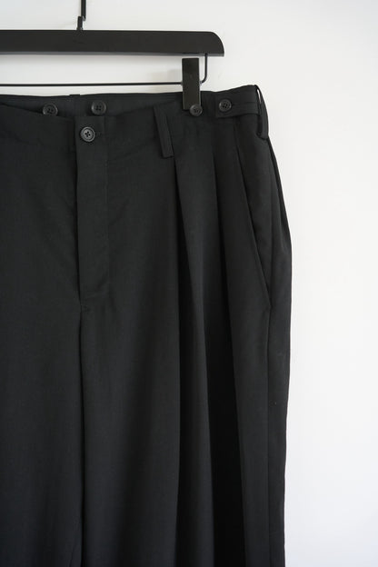 Yohji Yamamoto 23AW Multi-Strap Wool Trousers