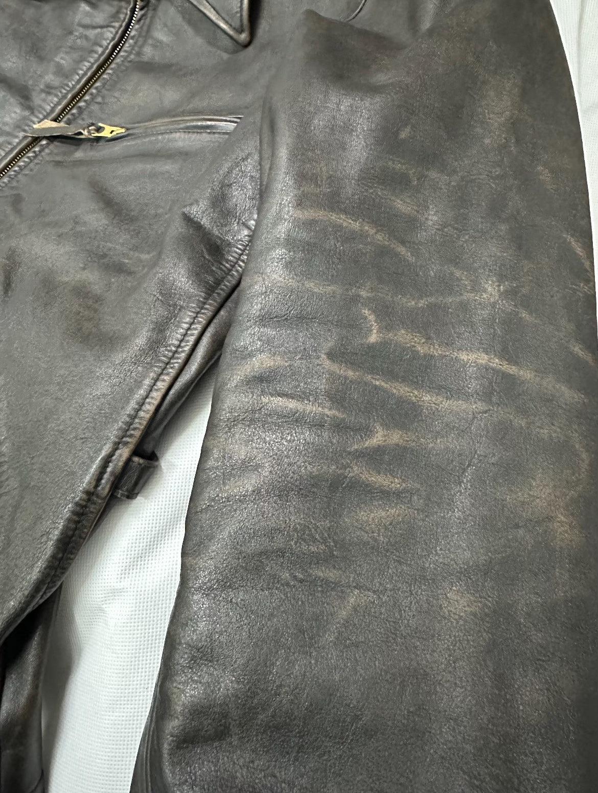 RRL 1930s Leather Jacket