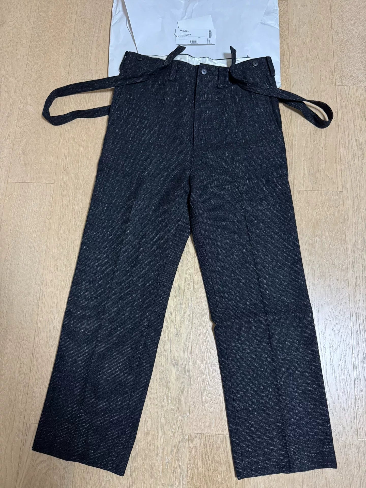 visvim 23AW Tupper Wool Suspender Pants