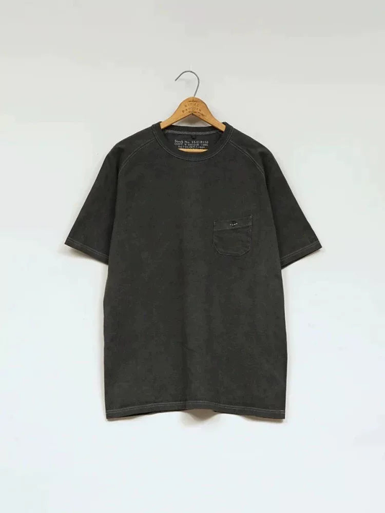 NIGEL CABOURN 9.5oz Cotton Vintage Pocket T-Shirt