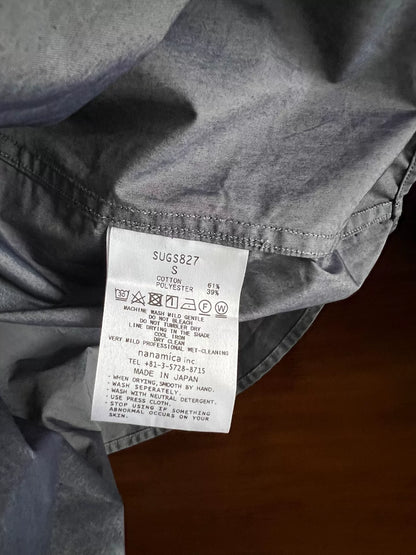 gray blue short sleeve shirt for summer