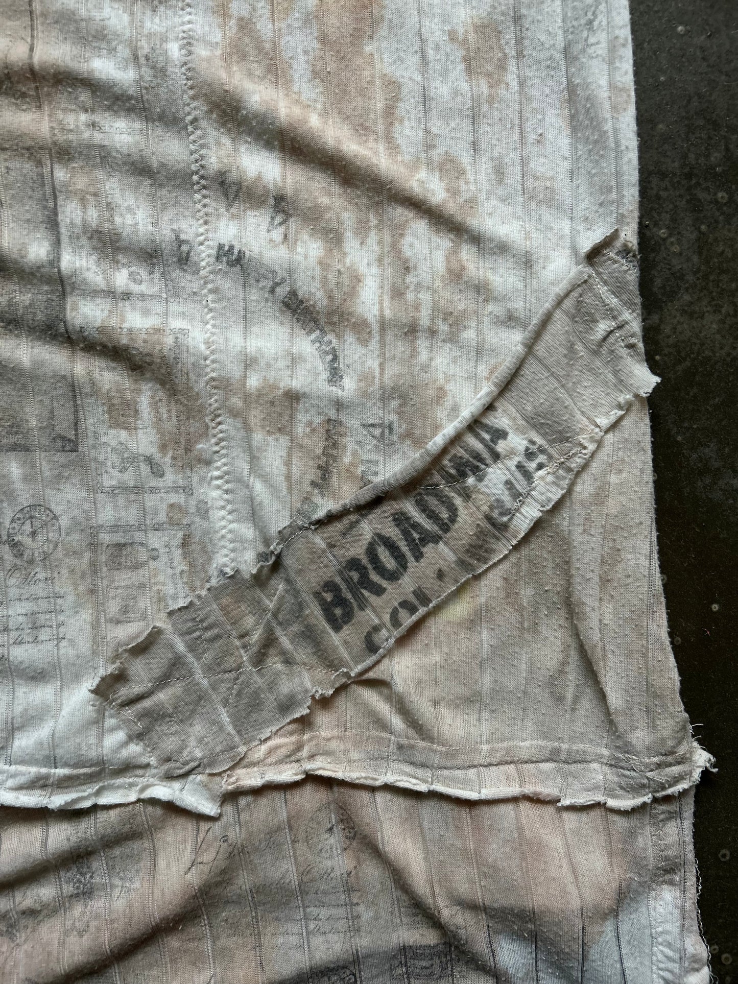 vintage patchwork graphic tank top