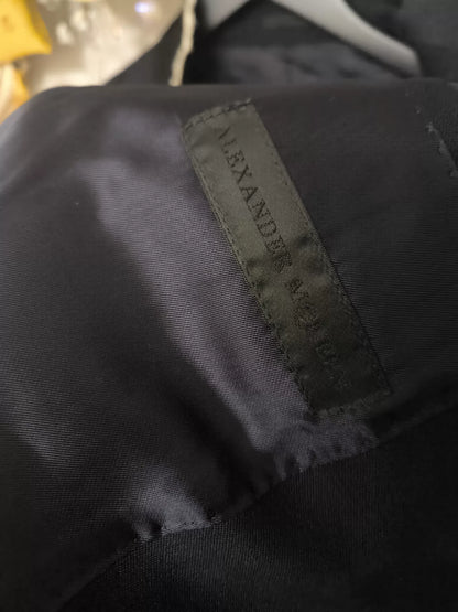 Alexander McQueen Runway Wool Navy Jacket