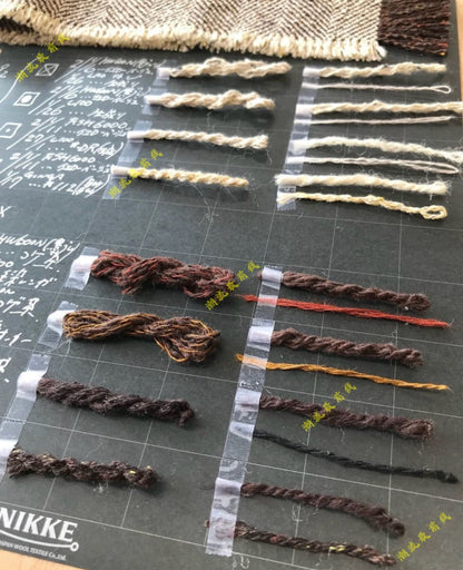 visvim hand-knit black wool sweater