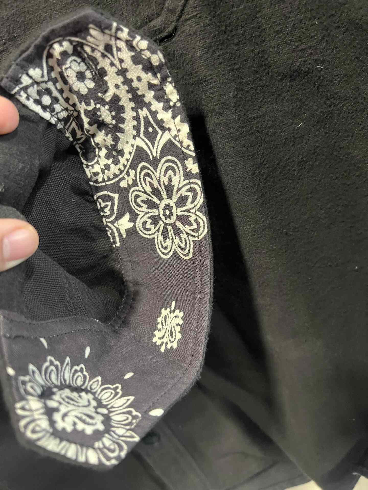VISVIM 17AW Black Elk Flannel Shirt