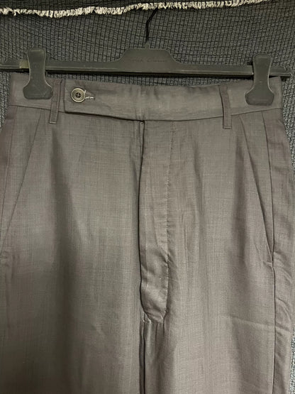 rick owens double-layer wool trousers for men