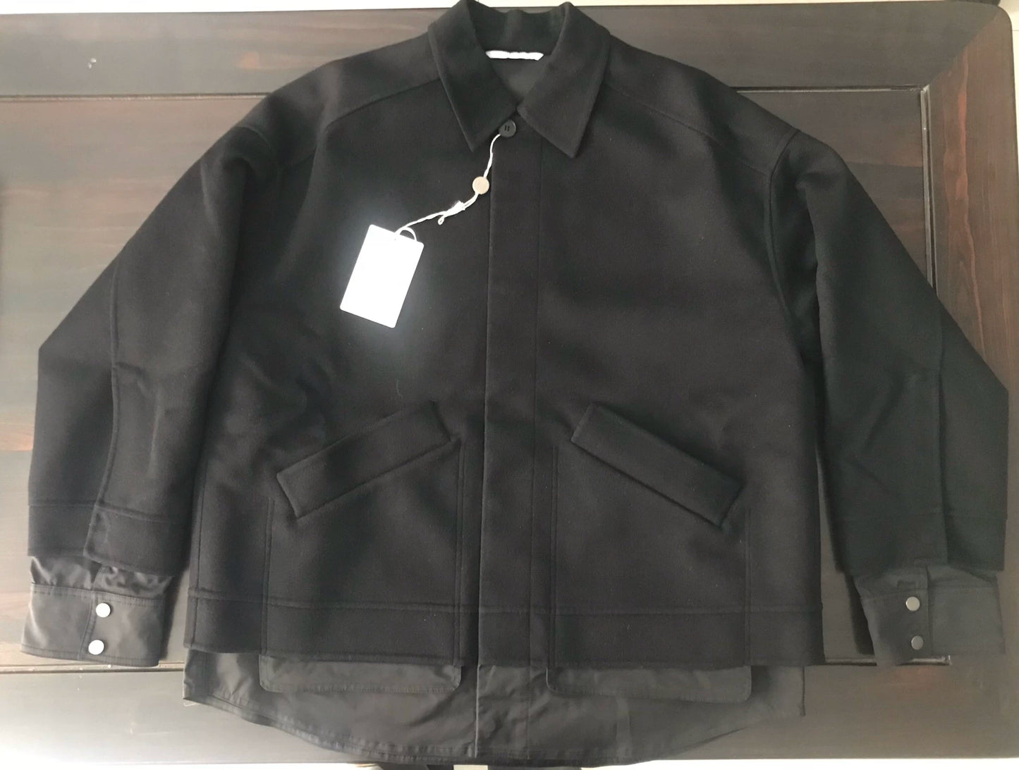 valentino oversized wool cashmere jacket