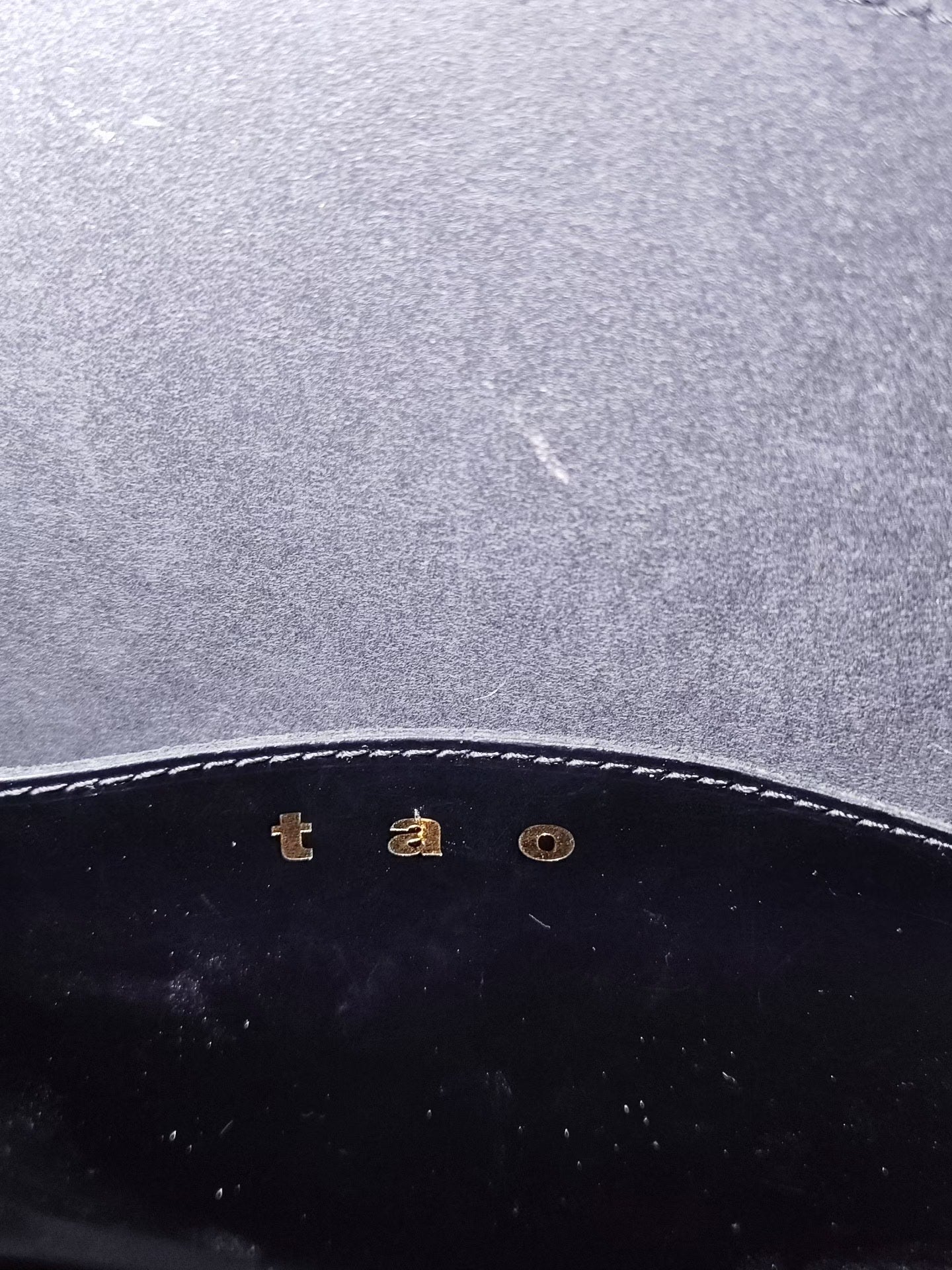 CDG Tao Large Black Rivet Leather Tote