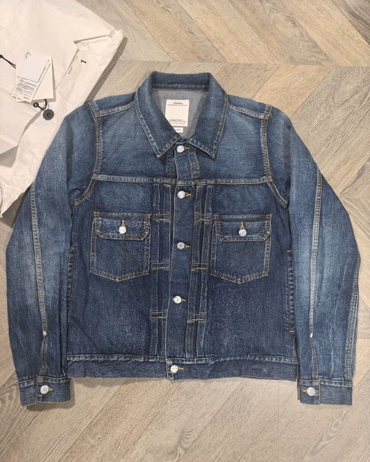 unique vintage blue denim jacket