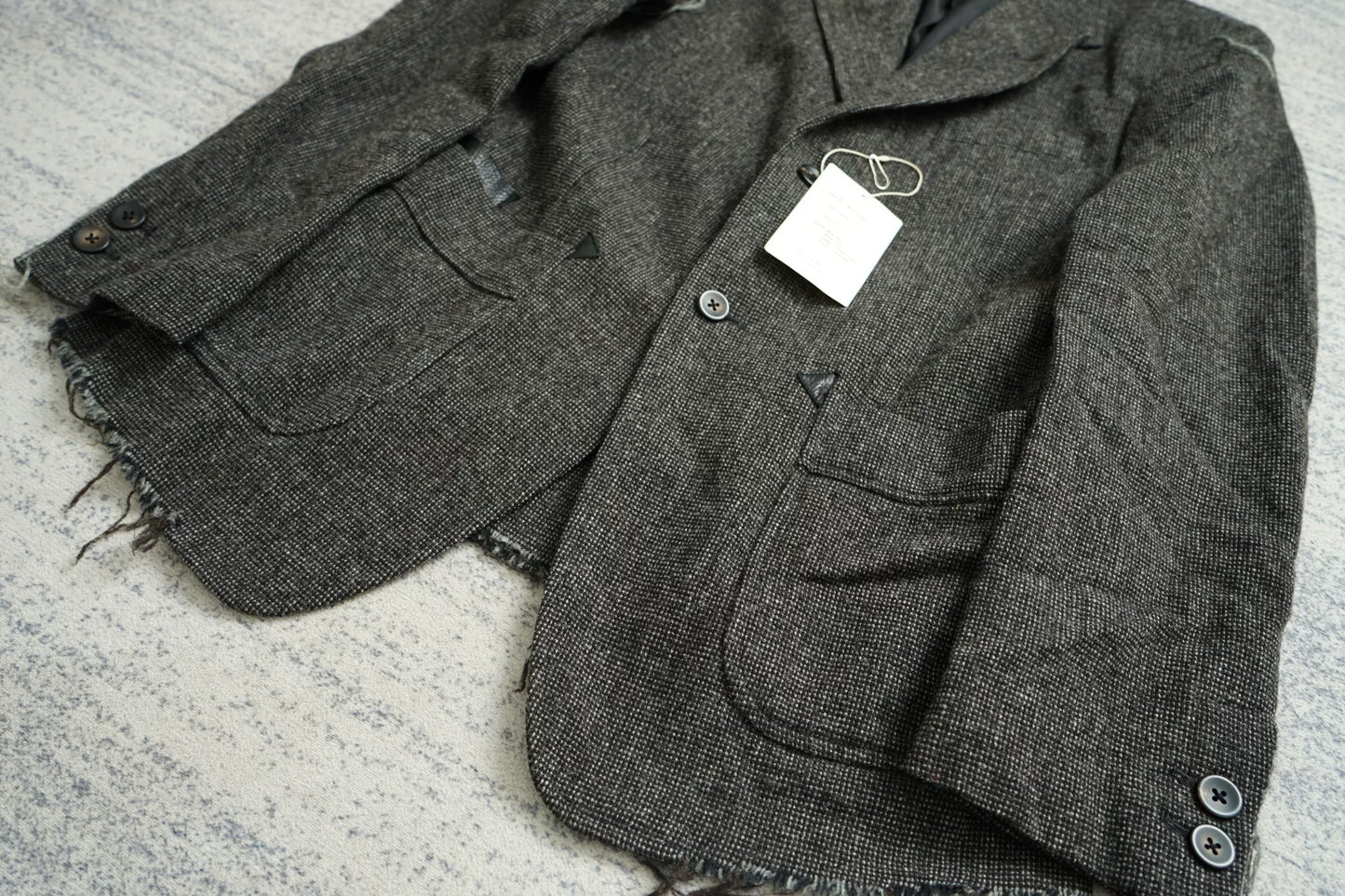 Takahiro Miyashita Western Frayed Blazer