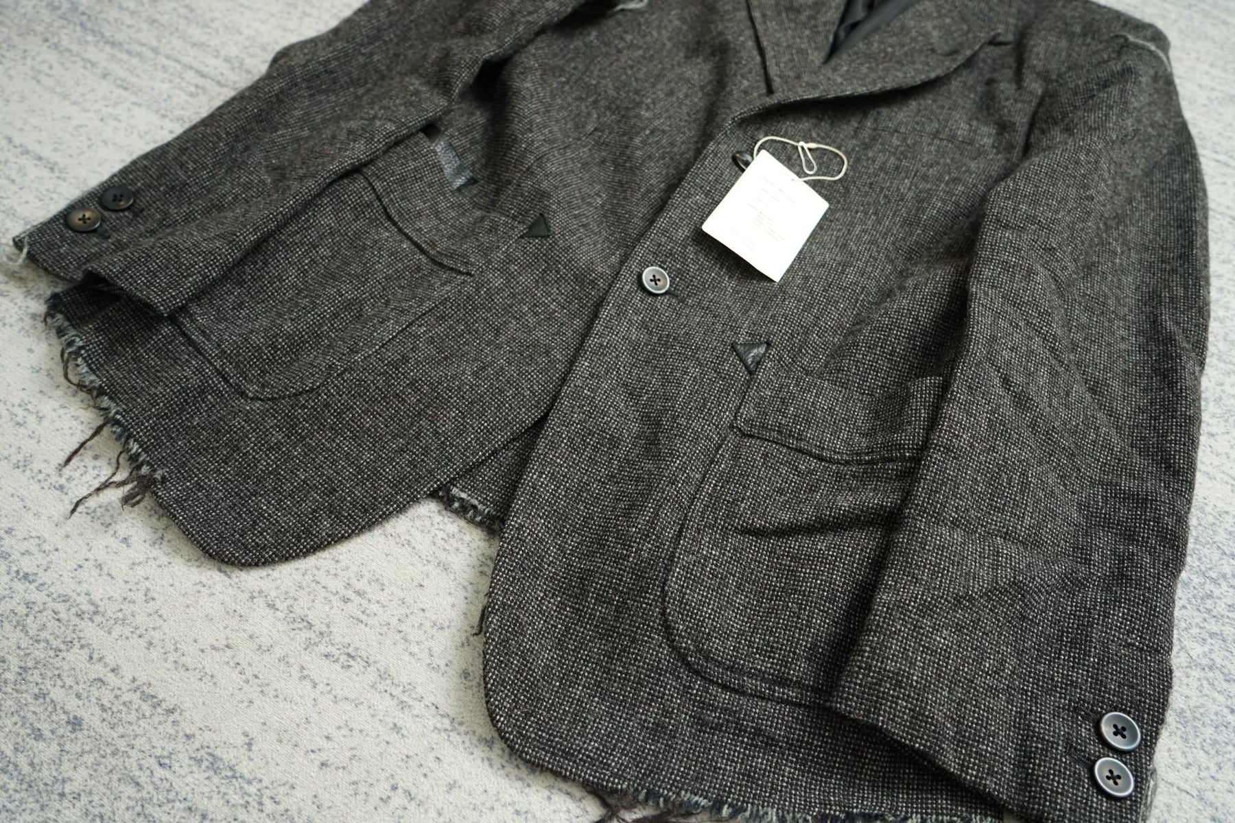 Takahiro Miyashita Western Frayed Blazer