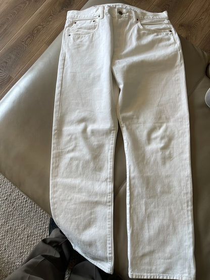 RRL Double RL White Denim Jeans