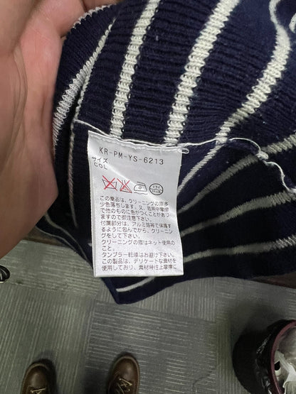 striped navy sweater by RRL