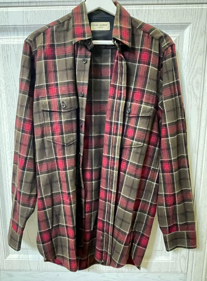Saint Laurent FW13 Plaid Shirt