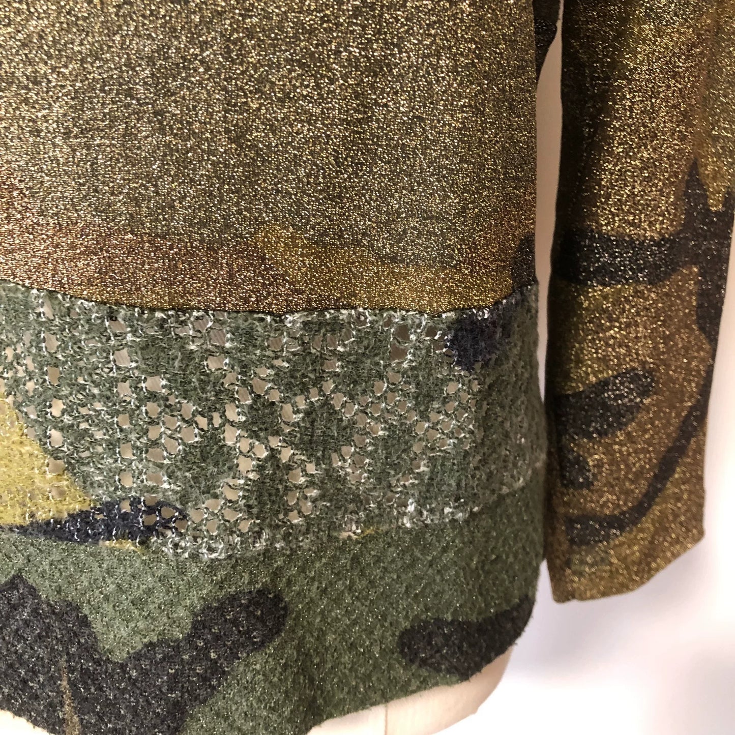 Comme des Garçons Camouflage Paneled Top