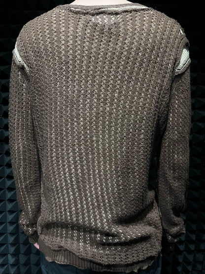 double-layer knitted sweater from number nine