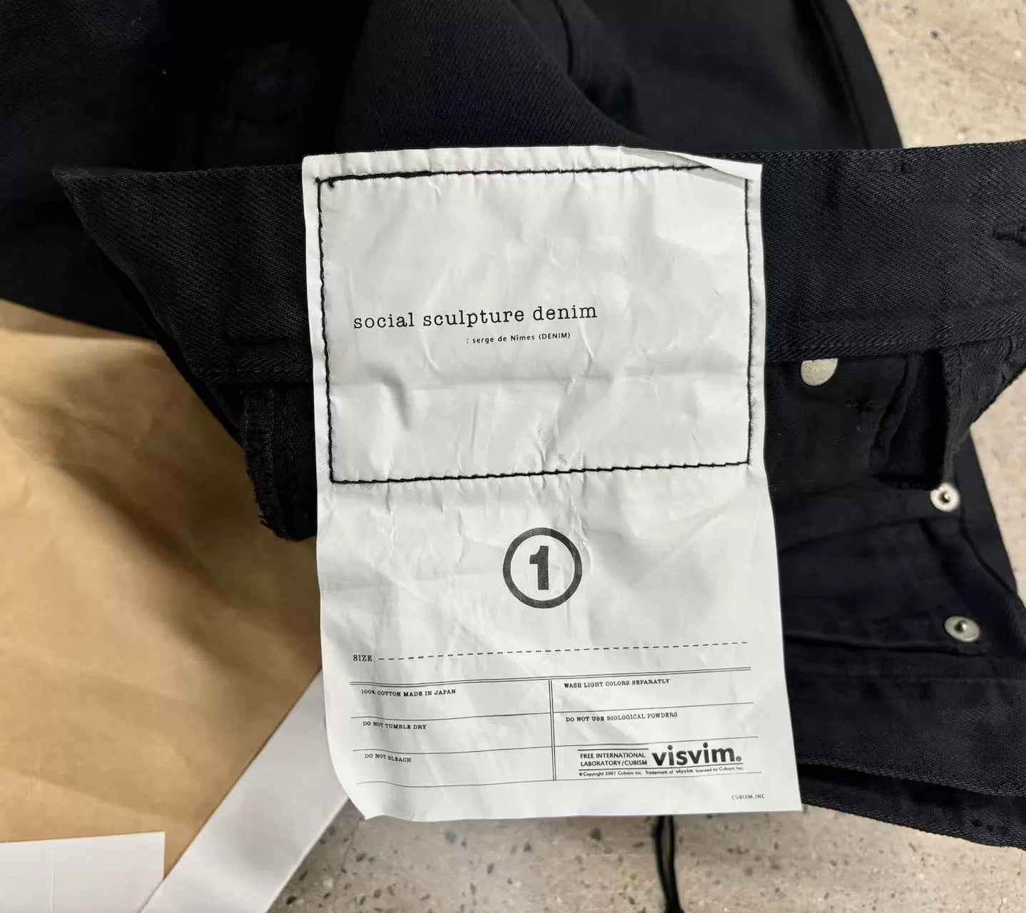Visvim Social Sculpture 03 Overdye Jeans