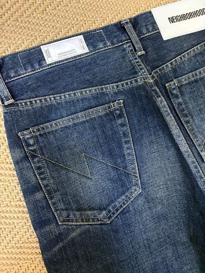 NEIGHBORHOOD WASHED DENIM JEANS
