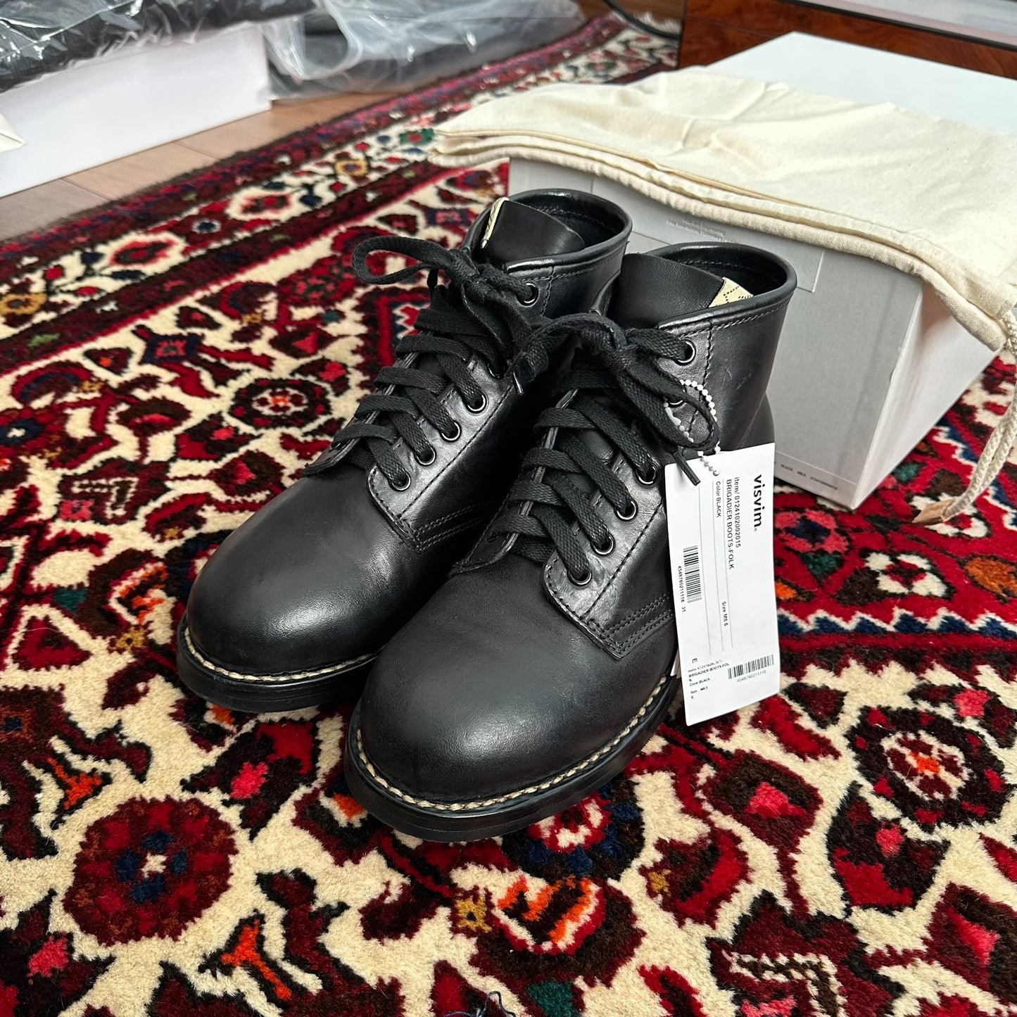 visvim brigadier boots size 8.5