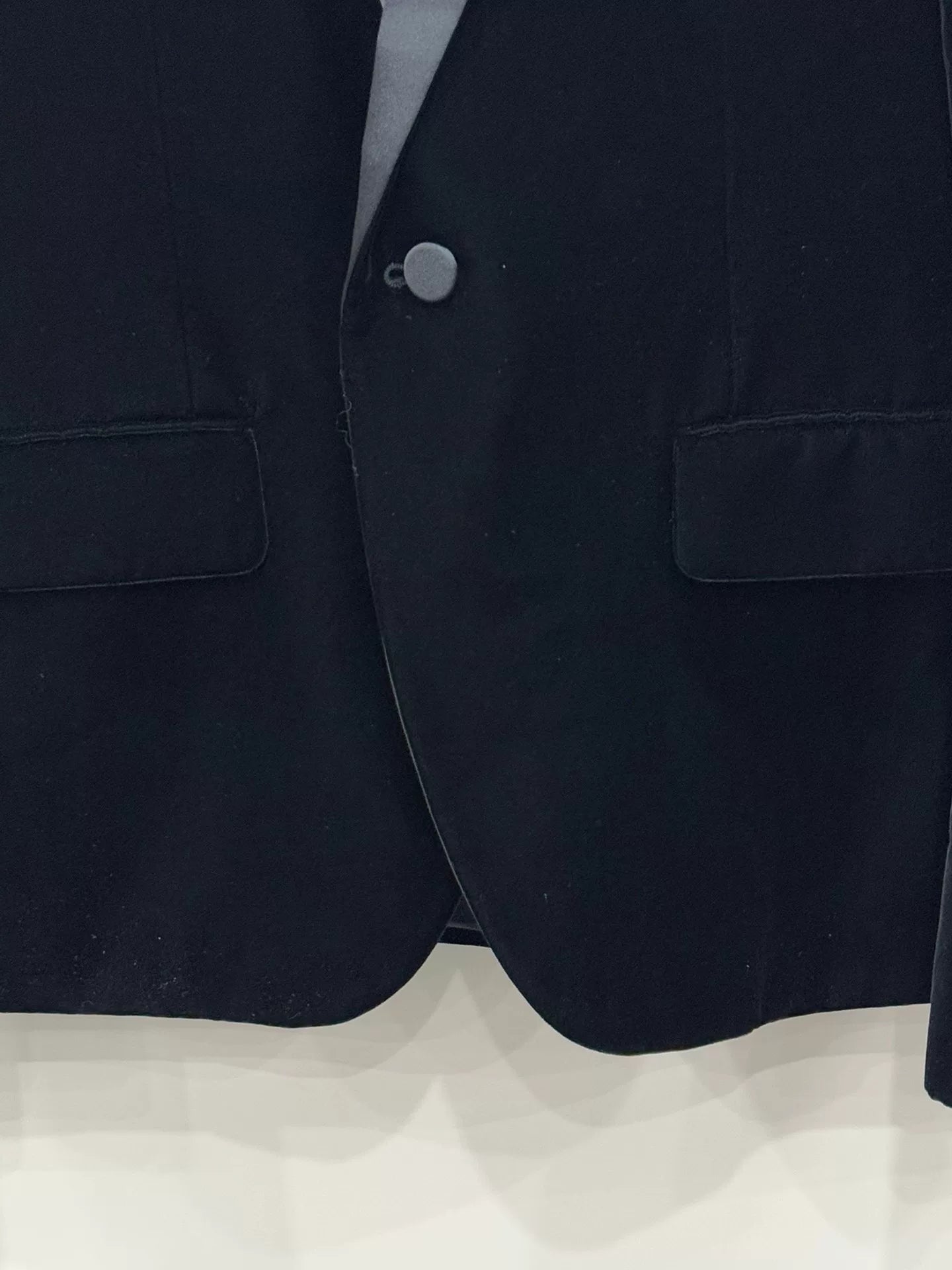 black velvet smoking suit from Saint Laurent