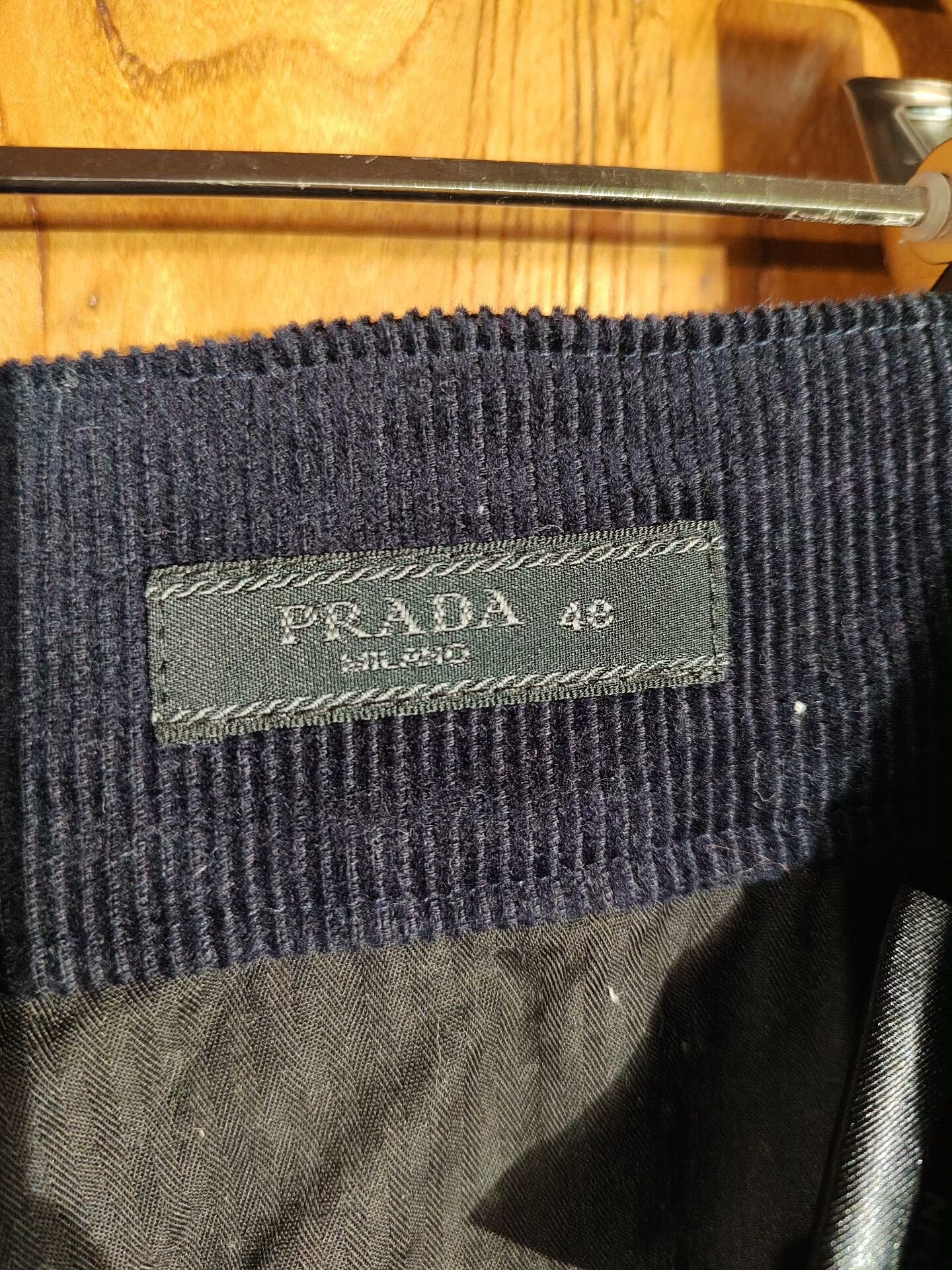 Prada Corduroy Casual Trousers Size 48