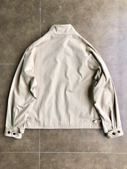 A.PRESSE Beige Driving Jacket Size 1