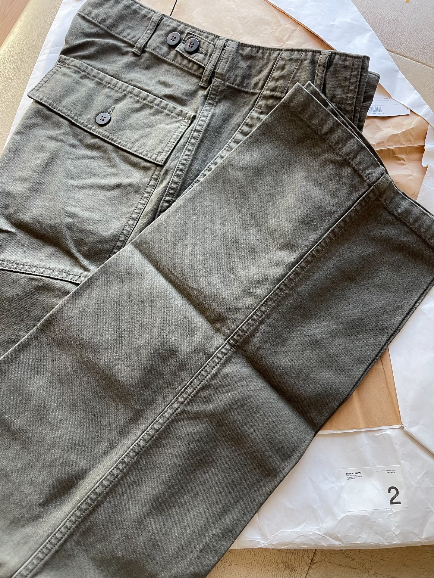 VISVIM 24AW Benning Cargo Pants
