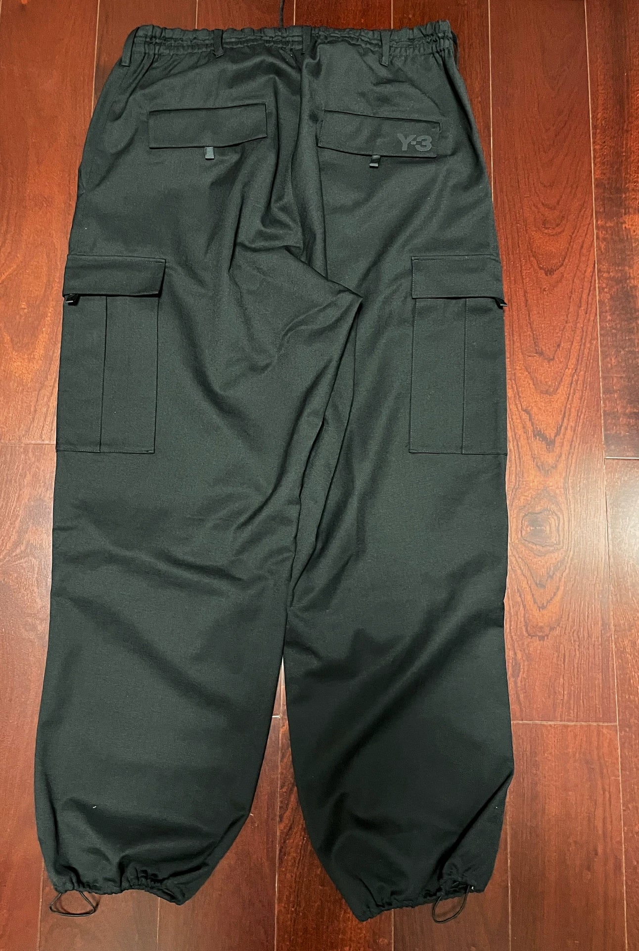 Y-3 Loose Wool Pants in Black