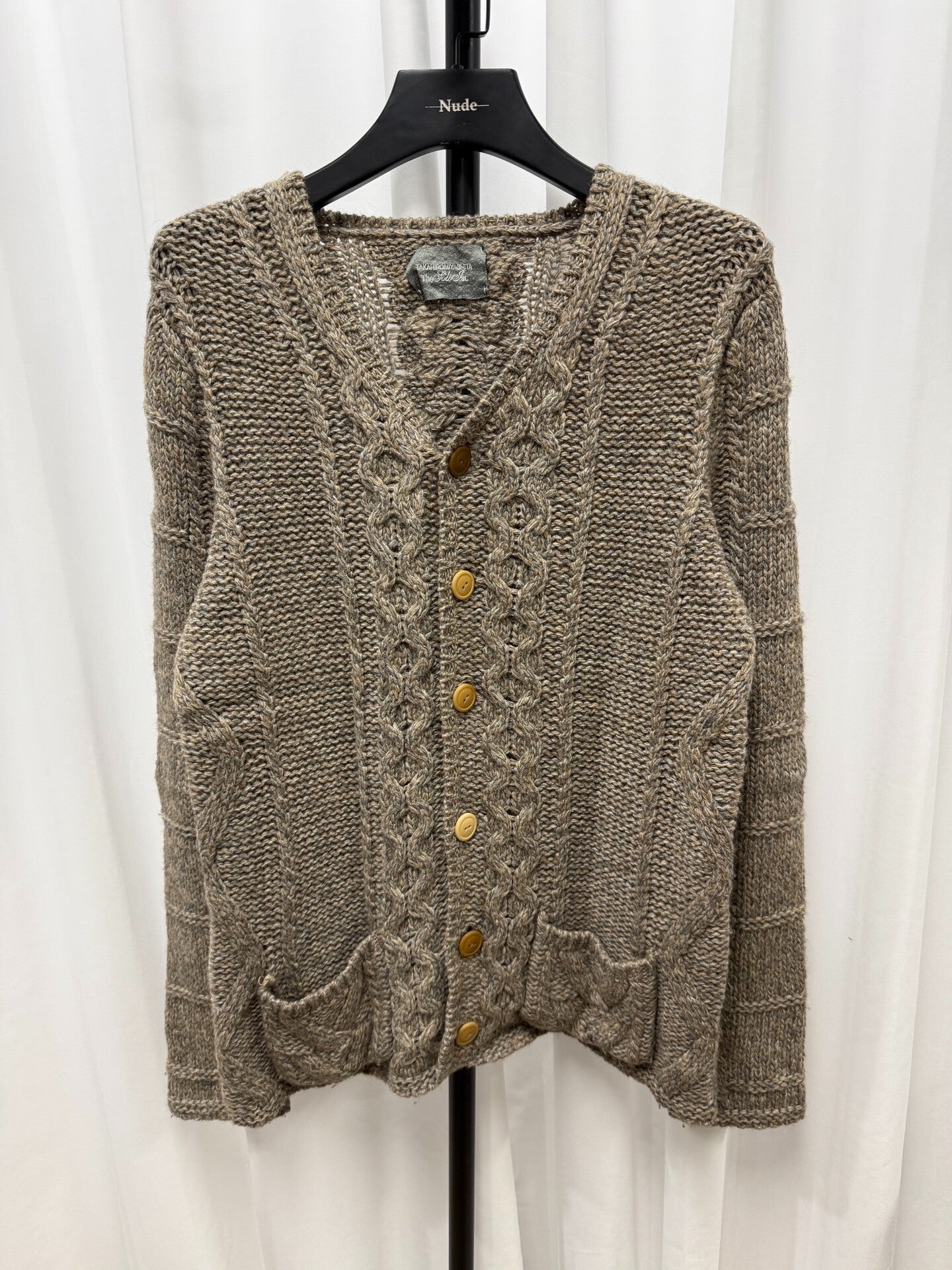 Takahiromiyashita The Soloist Thick Cable Knit Cardigan