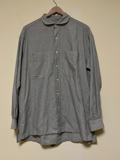 Porter Classic Wide Pocket Stripe Shirt
