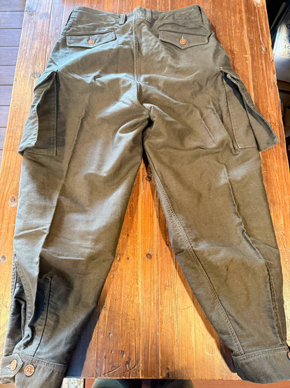 Freewheelers Olive Green Cargo Pants