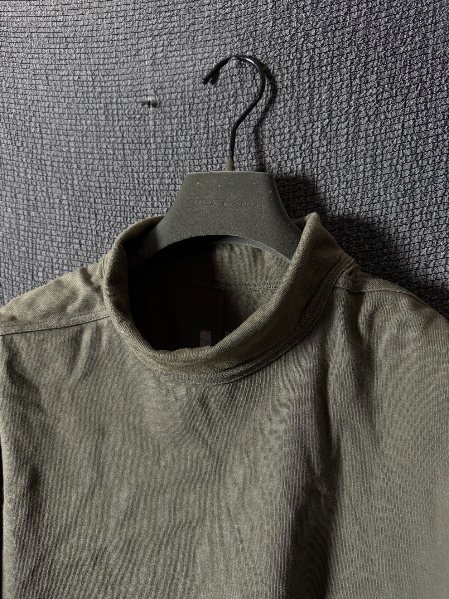 Rick Owens Dark Dust Turtleneck Long Sleeve Shirt