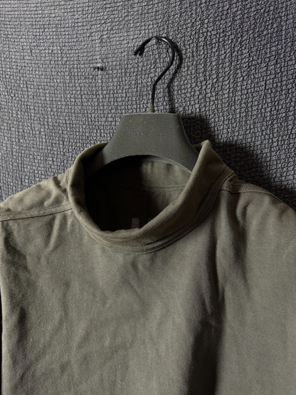 Rick Owens Dark Dust Turtleneck Long Sleeve Shirt