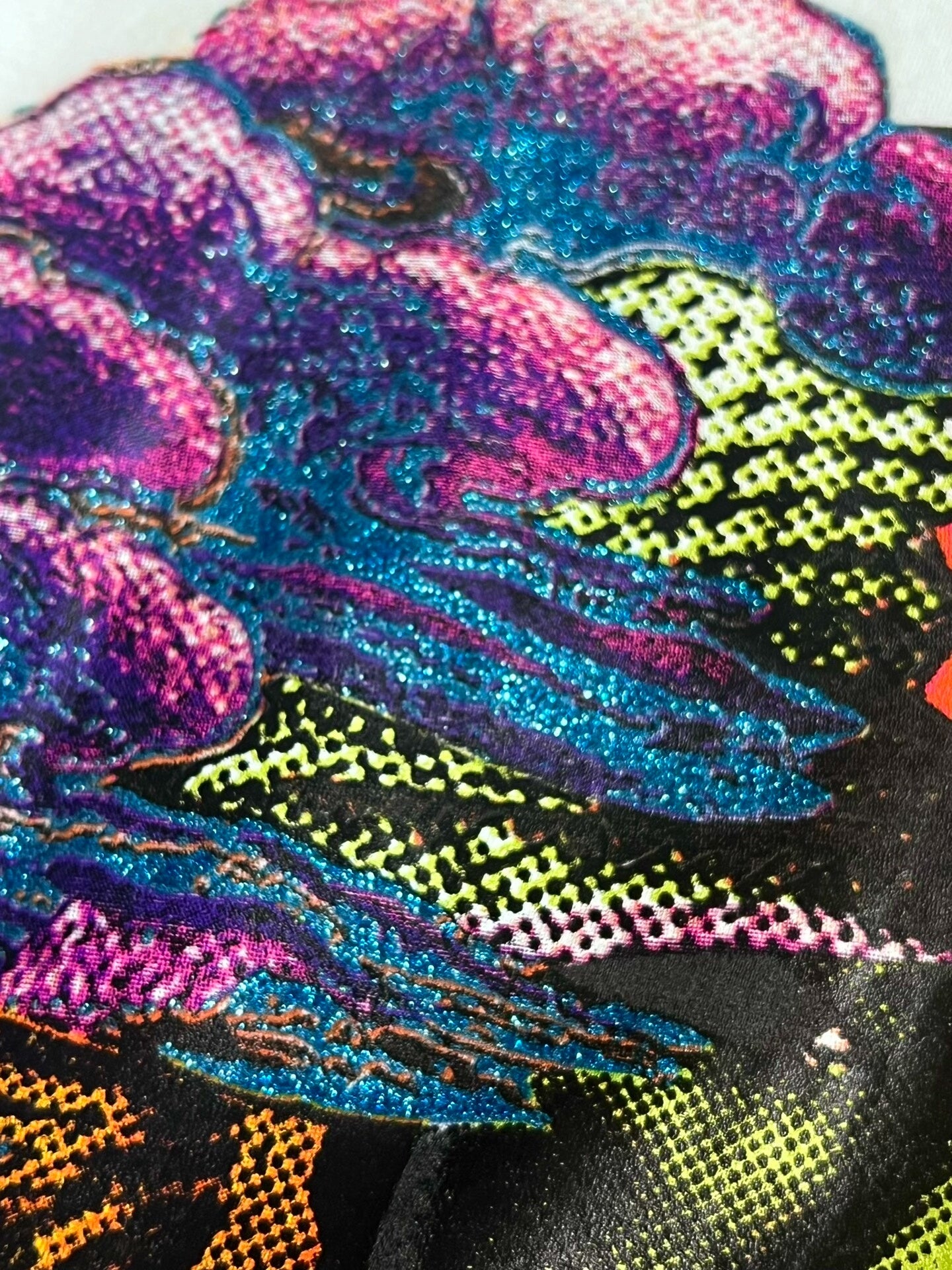 John Galliano colorful printed top