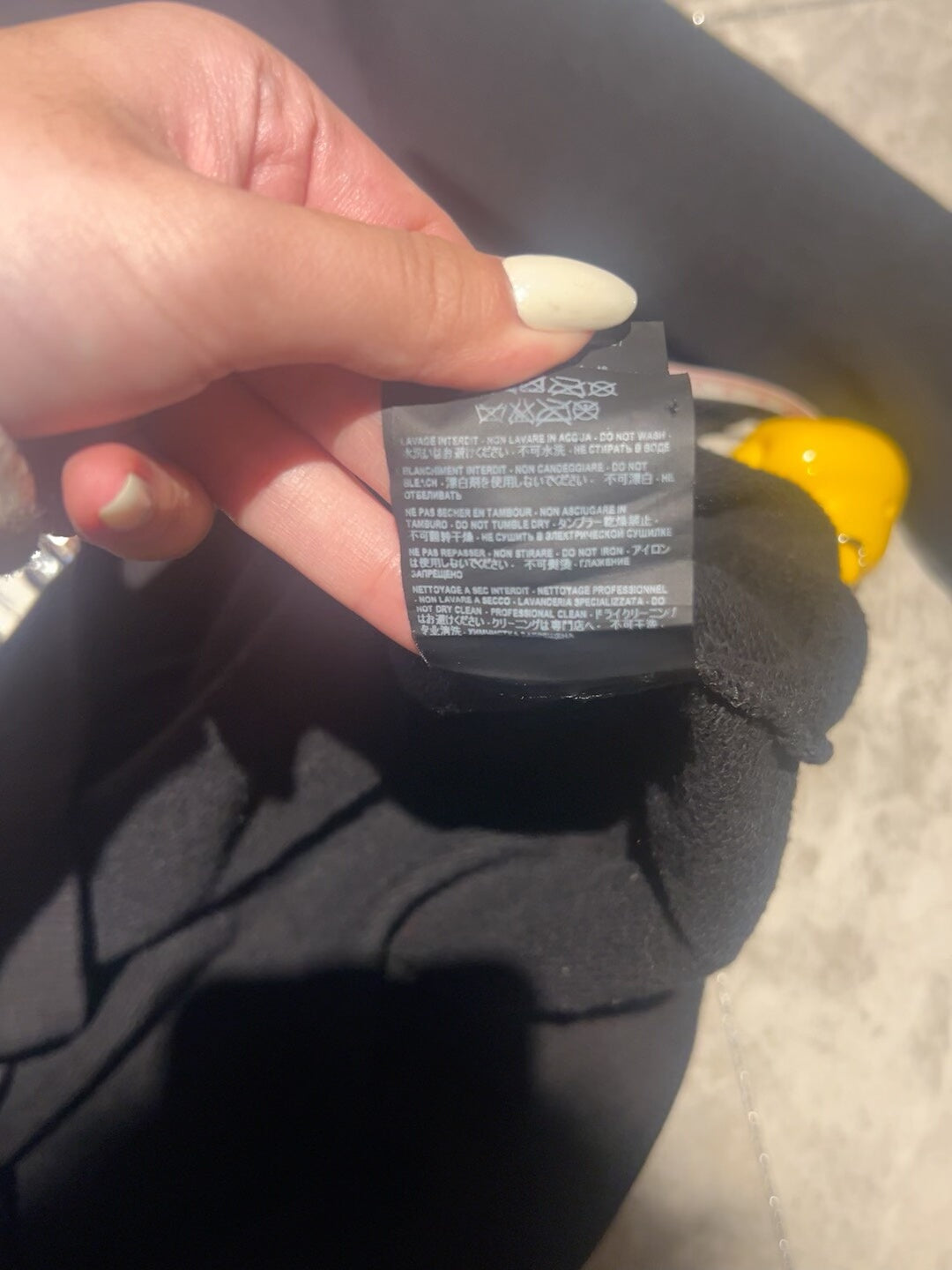 Saint Laurent Black Hoodie Size L