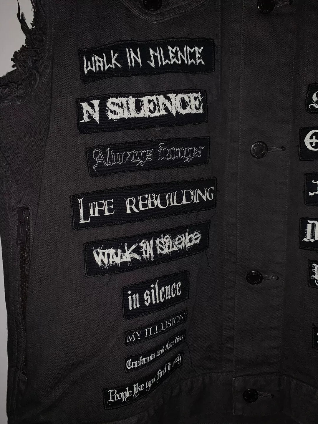 Undercover 18SS Denim Jacket Vest