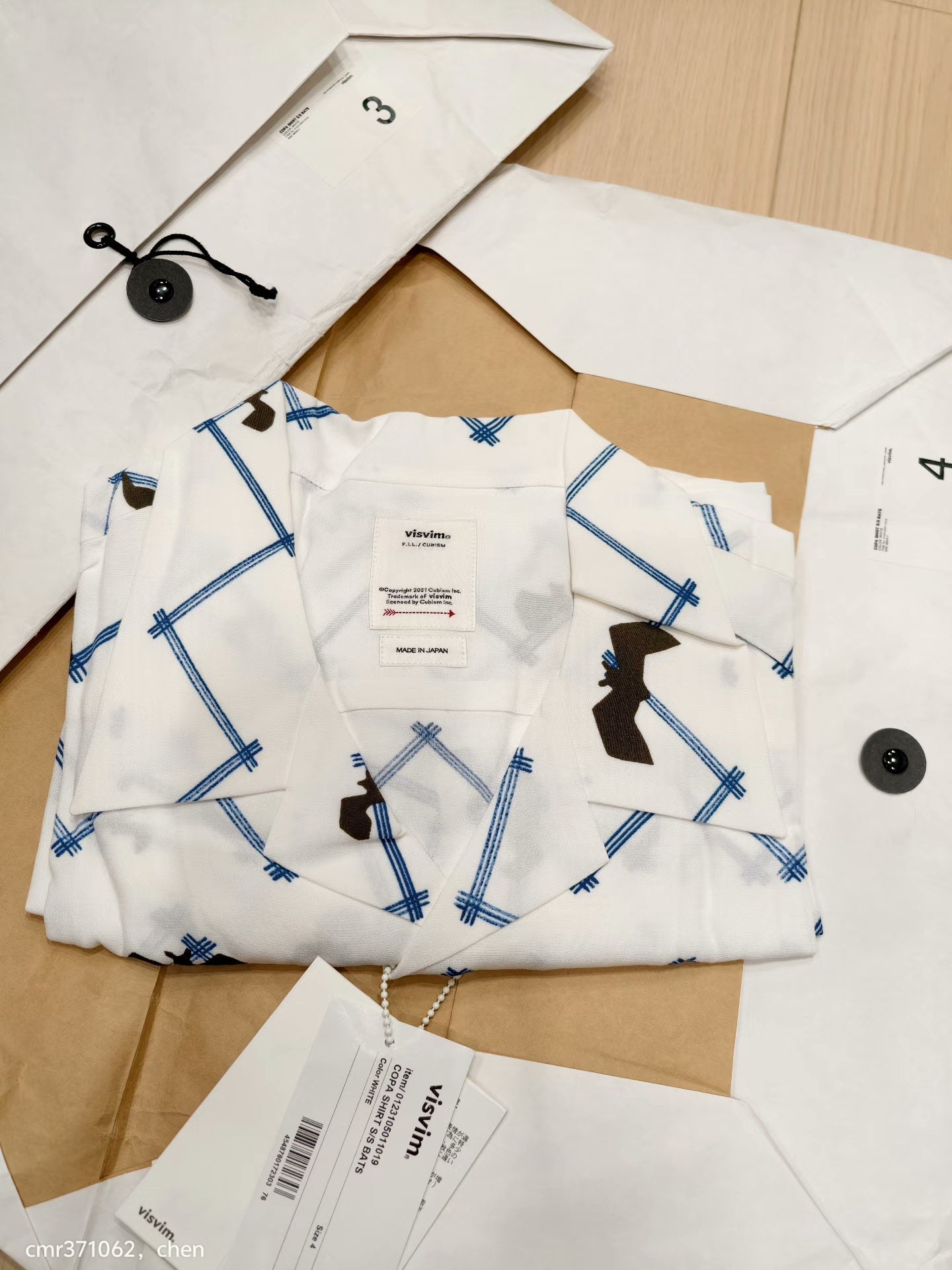 VISVIM 23SS COPA SHIRT S/S BATS